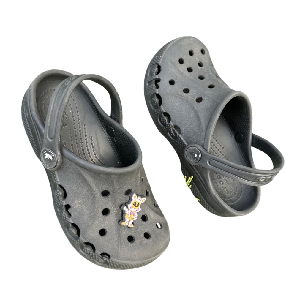 Crocs Kids Baya Clogs Toddler Size 12‎ Black Sandals